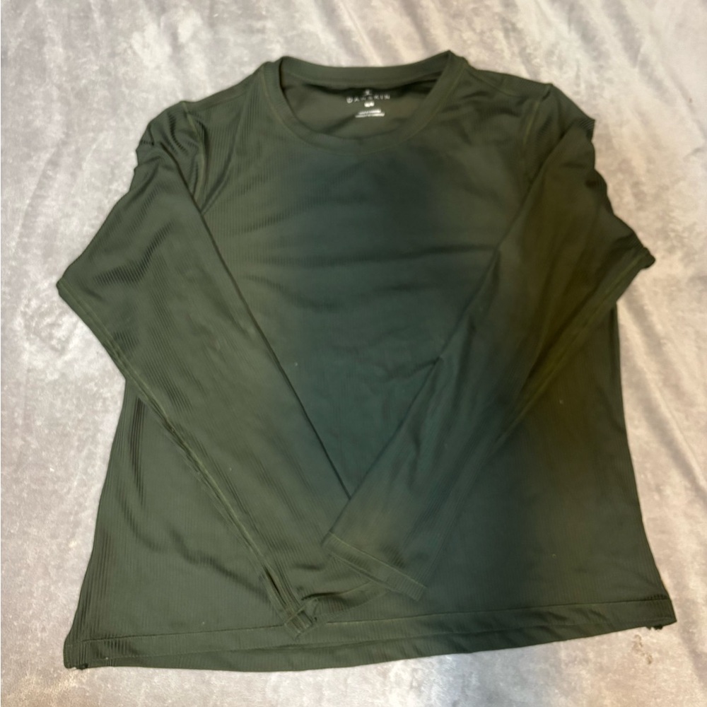 Danskin Olive Green Long Sleeve Top
